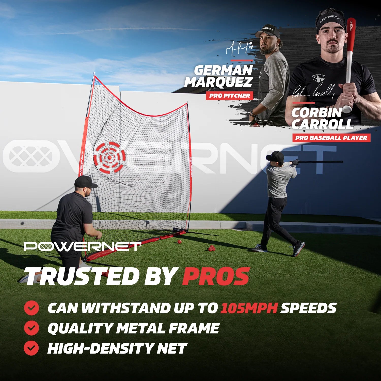 PowerNet Portable Barrier Net for Protection – 21.5' x 11.5'