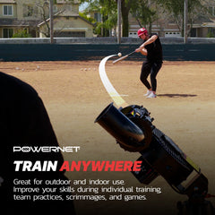 PowerNet Launch F-Lite Baseball & Softball Pitching Machine