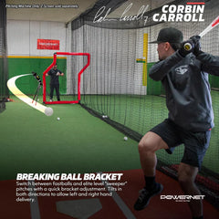 PowerNet Launch F-Lite Baseball & Softball Pitching Machine