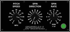 Spinball Wizard Three Wheel Smart Panel Baseball Pitching Machine