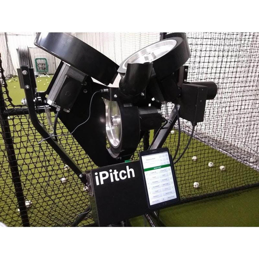 Spinball iPitch Smart XL Baseball and Softball Pitching Machine Combo
