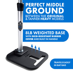 Tanner Pro Weighted Baseball Batting Tee & Softball Tee